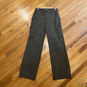 Joe's Jeans Cargo Pants - High Waist- Wide Leg - Olive Green - 29